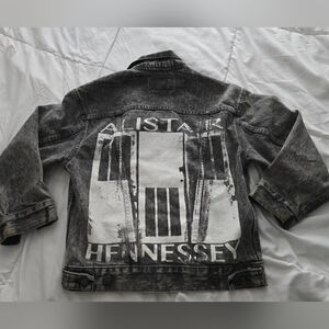 Levi's G Jean 80s 90s Chemical Acid Wash black denim jacket 57508-0256